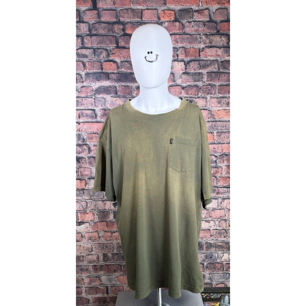 Green Oversized Warn In Key T-Shirt